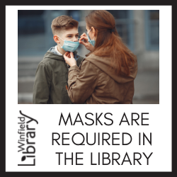 Please wear a mask in the library
